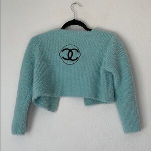 Elegant Blue Women's Sweater